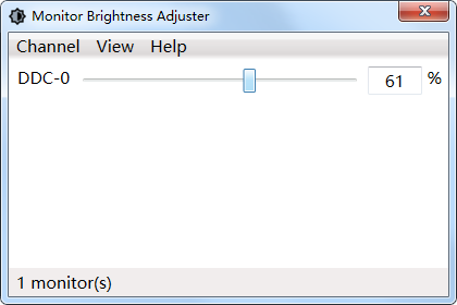Windows 显示器亮度调节单文件版