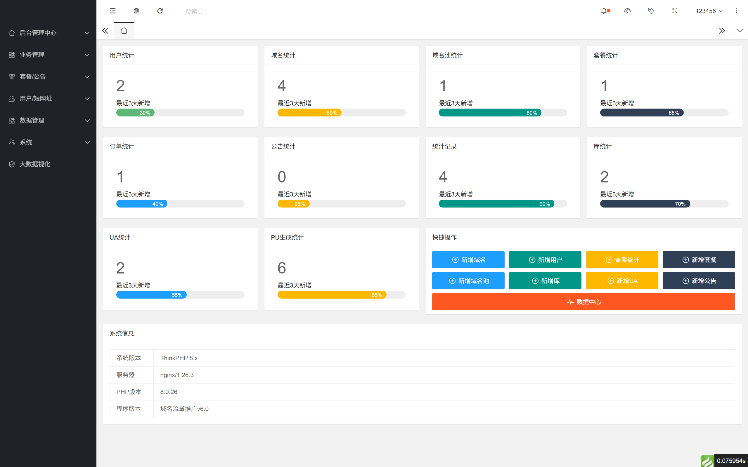 域网址 - 智能网址管理系统 v6.0 防红活码导航